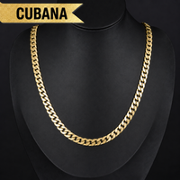 Deus® Cadena Bañada en Oro 14K