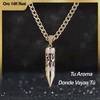 Deus® Colgante Aroma Blindado™ de Oro 14K