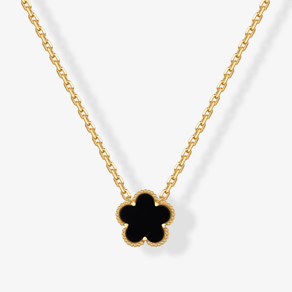 Deus® Colgante Trébol Bañado en Oro 14K